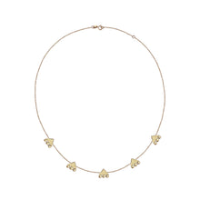 Load image into Gallery viewer, Hama 5 Pyramid Necklace - Azza Fine Jewellery