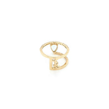 Load image into Gallery viewer, Love Ring - Emerald - Azza Fine Jewellery