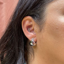 Load image into Gallery viewer, Armour Gold Huggie Earring
