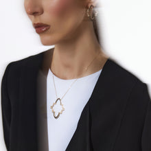 Load image into Gallery viewer, Enamel Arabesque Void Necklace
