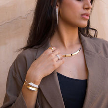 Load image into Gallery viewer, Palm Bangle - Full Diamonds - Azza Fine Jewellery
