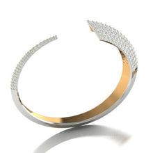 Load image into Gallery viewer, Palm Bangle - Full Diamonds - Azza Fine Jewellery
