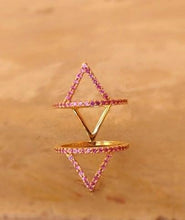 Load image into Gallery viewer, Hama Pyramid Rings - Azza Fine Jewellery

