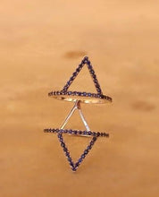Load image into Gallery viewer, Hama Pyramid Rings - Azza Fine Jewellery
